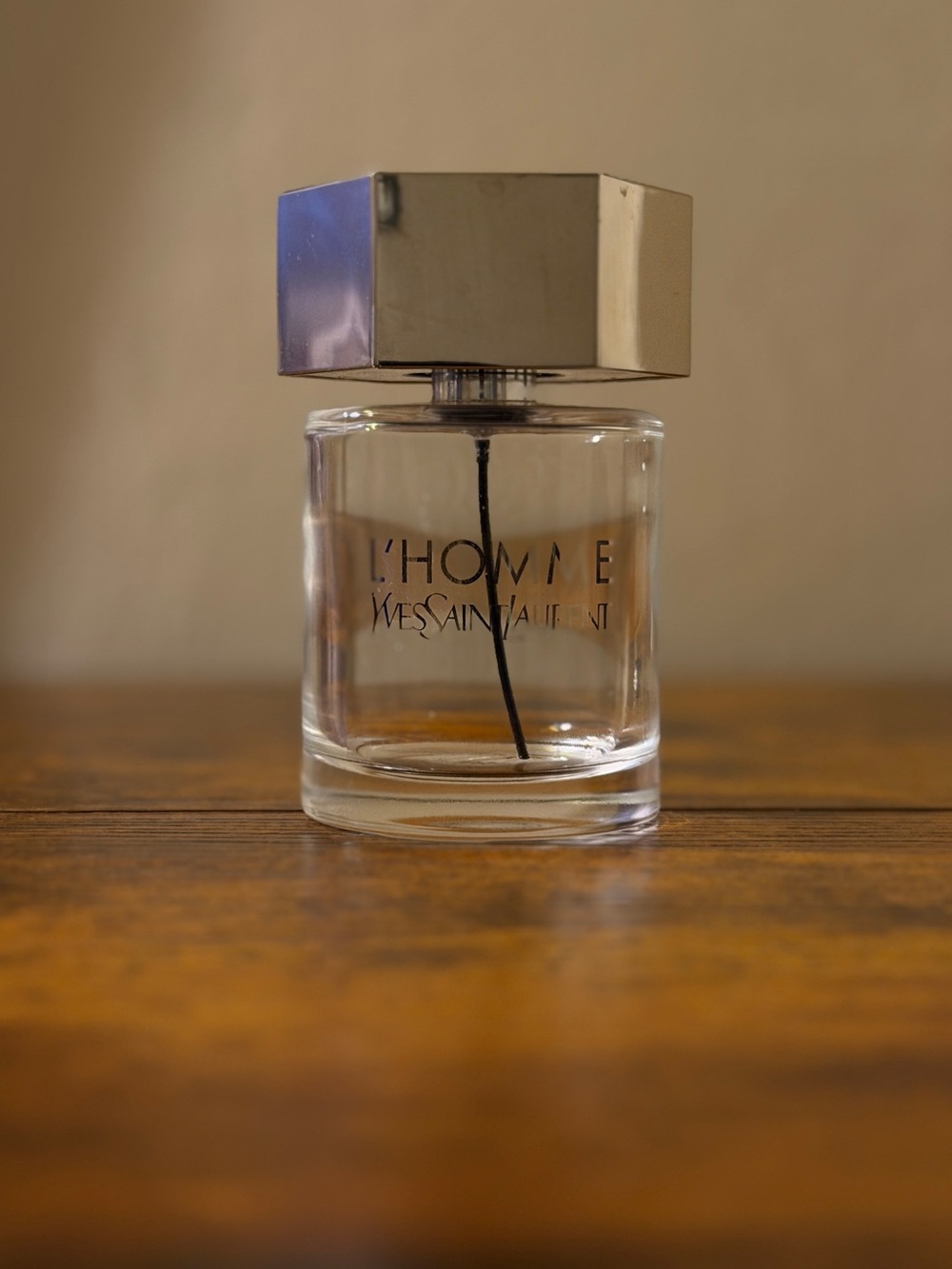Yves Saint Laurent L’Homme EDT Clear Bottle Silver Cap